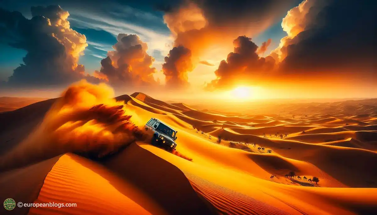 Capturing Desert Safari: Dune Bashing Moments Unveiled