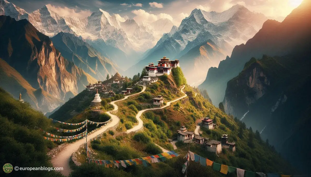 Tibetan Monasteries in the Himalayas: Trekking Through Tranquility